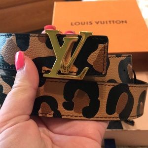 Louis Vuitton 2021 Wild At Heart special collection NEW reversible belt